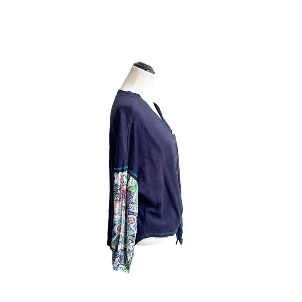 Umgee Flared Multipattern Sleeve Bohemian Top Woo… - image 2